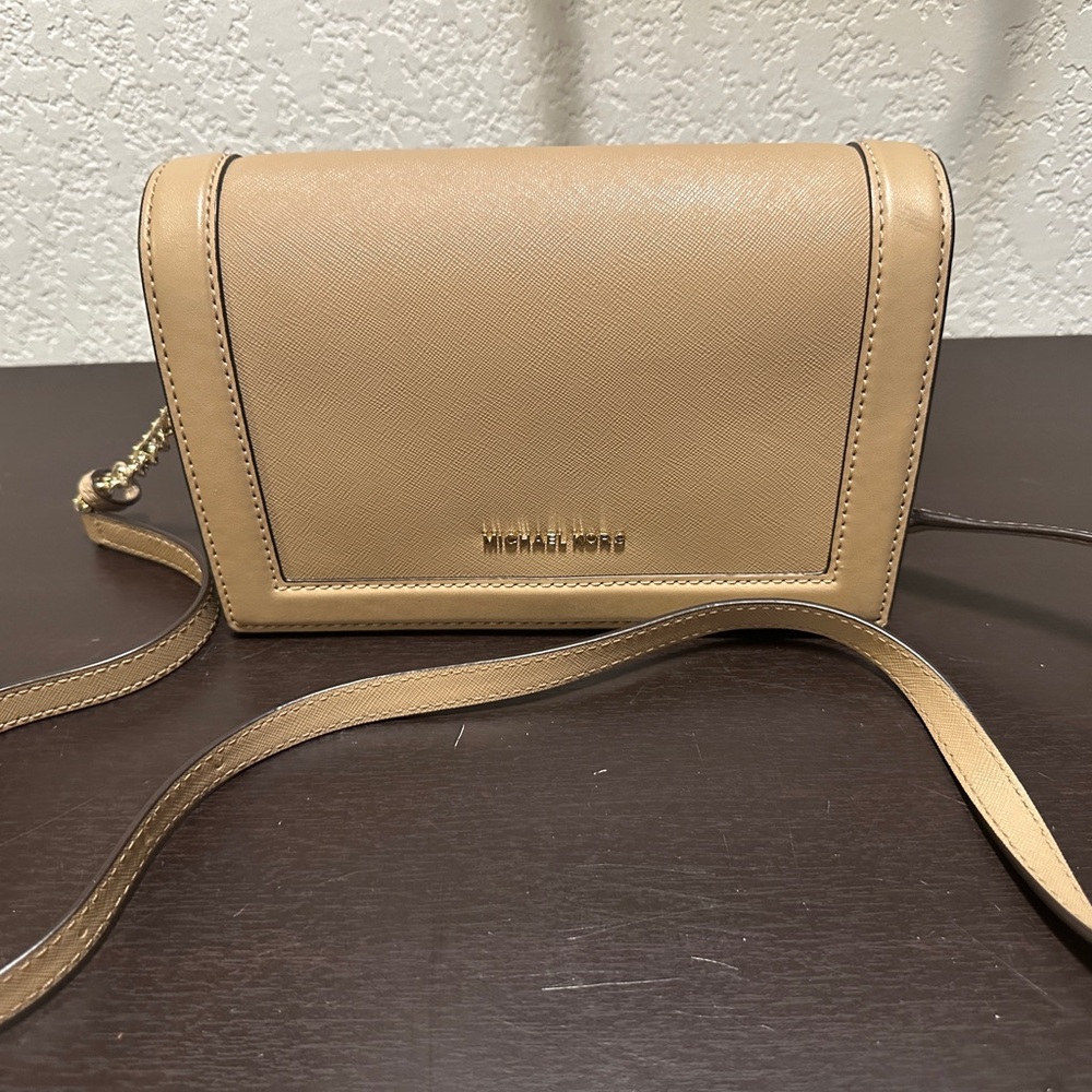 Michael Kors Beige Crossbody Bag